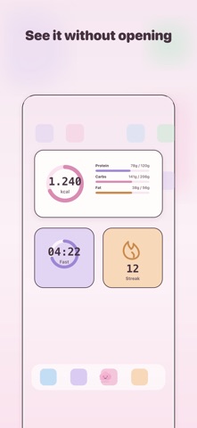Pofu: Women's Calorie Counter iPhone screenshot