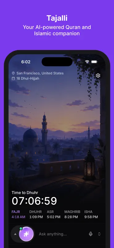 Tajalli: AI Quran Companion screenshot 1 of 6