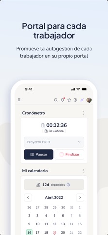 BizneoHR iPhone screenshot 2