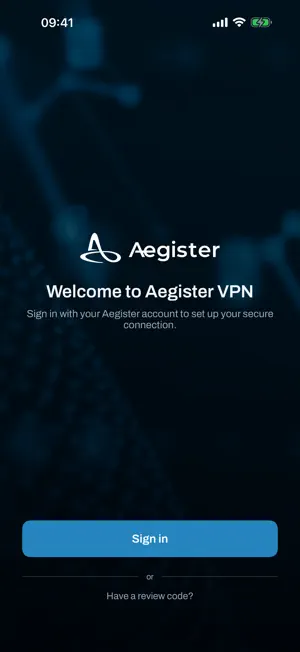 Aegister VPN screenshot 4