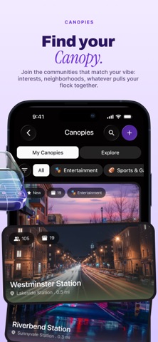 Hoot: Presence-Based Social Screenshot 3 of 6