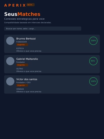 Aperix iPad screenshot