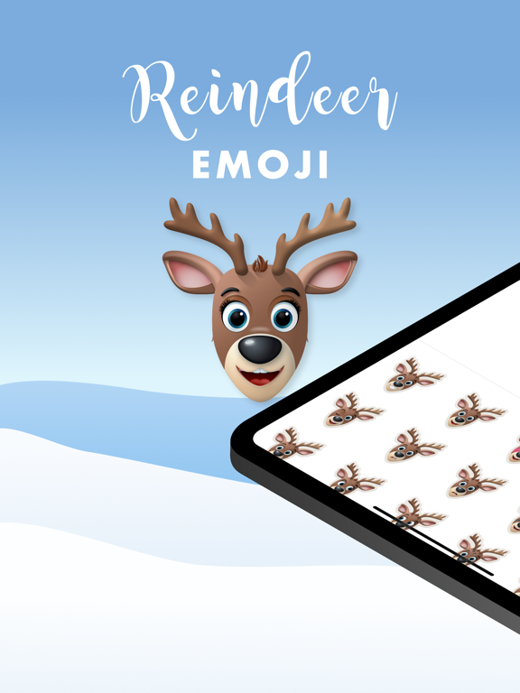 Screenshot #4 pour Emoji de renne pour Noël