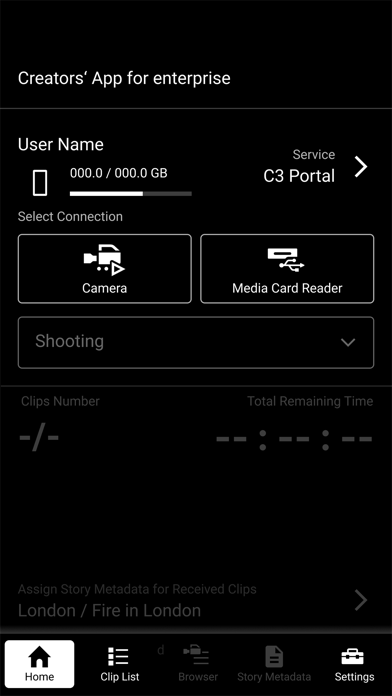 Sony | Creators' App for ENT Screenshot