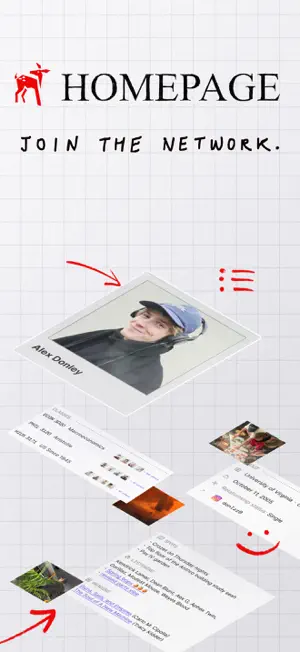 HOMEPAGE - Join the network! screenshot 1