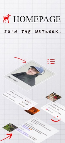 HOMEPAGE - Join the network! Screenshot 1 of 4