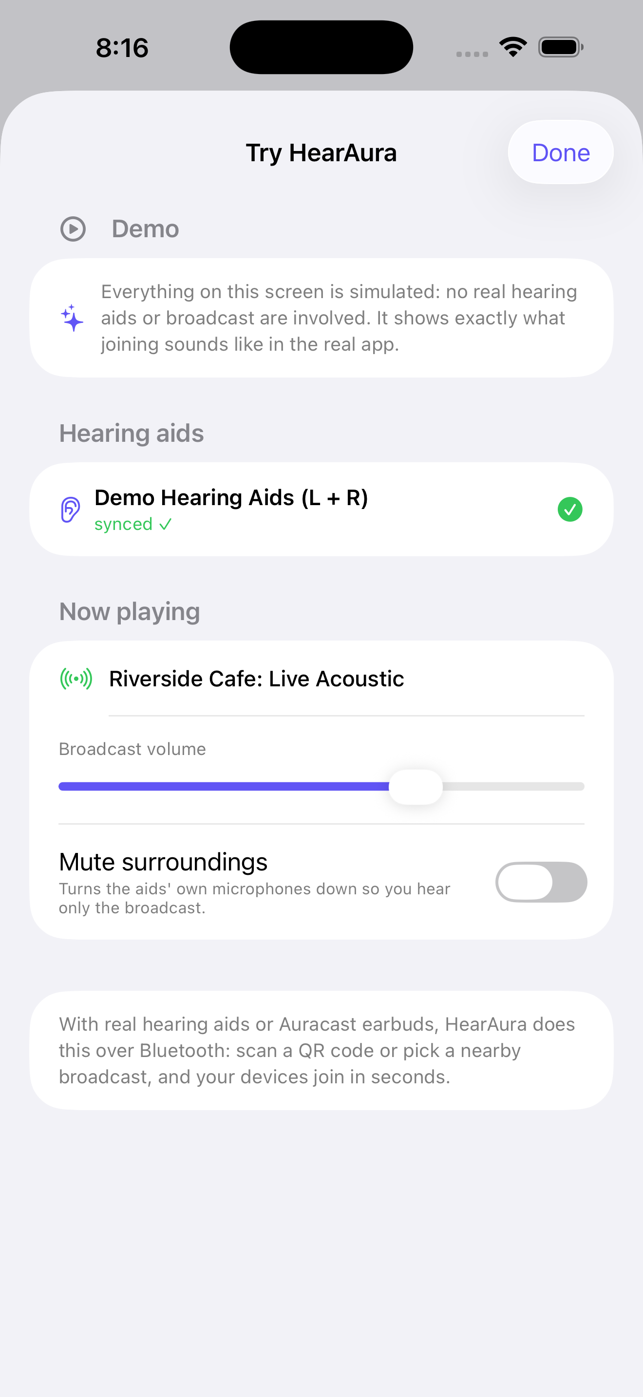 HearAura screenshot 2