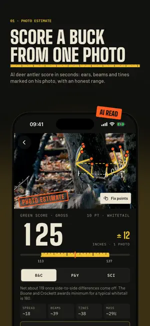 Mainbeam: AI Deer Antler Score screenshot 1