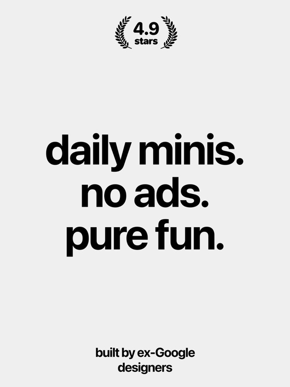 Crossword Chef - Daily Mini iPad screenshot 1 - Games app