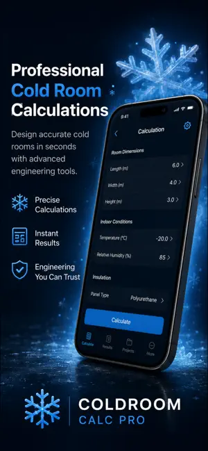 ColdRoomCalc screenshot 3