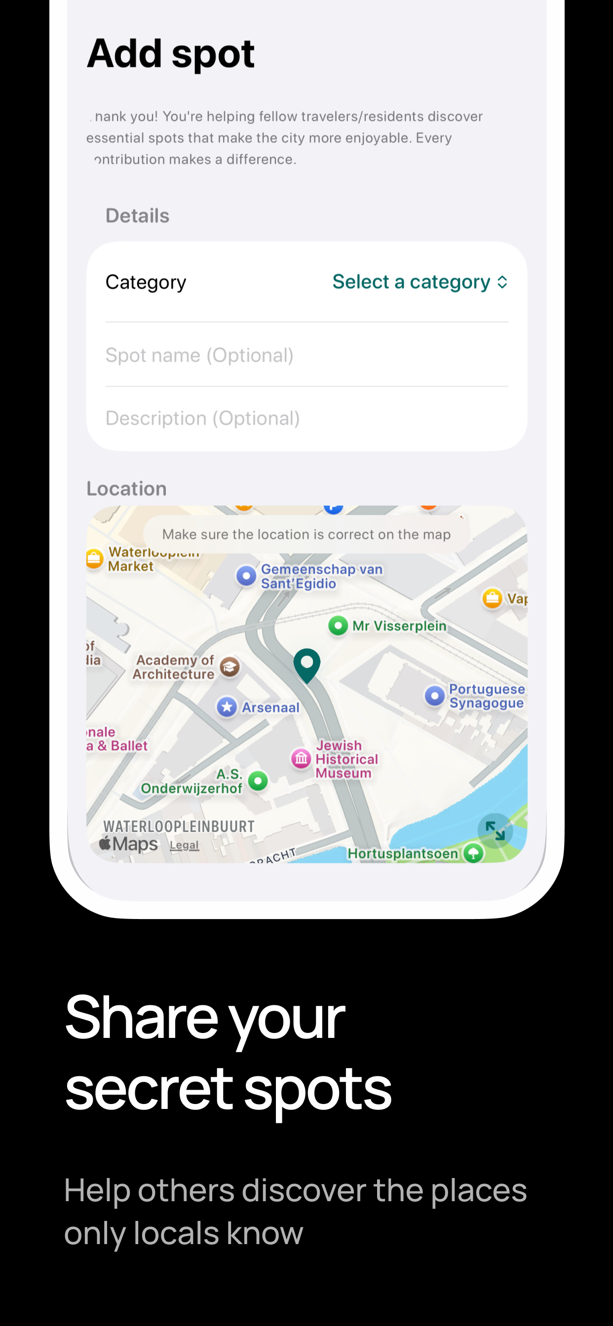 Localis: City Amenities Map