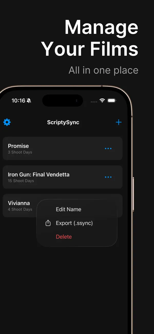 #2. ScriptySync (iOS) Ved: Lukas Leu