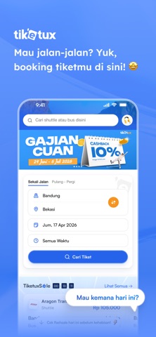 Tiketux screenshot
