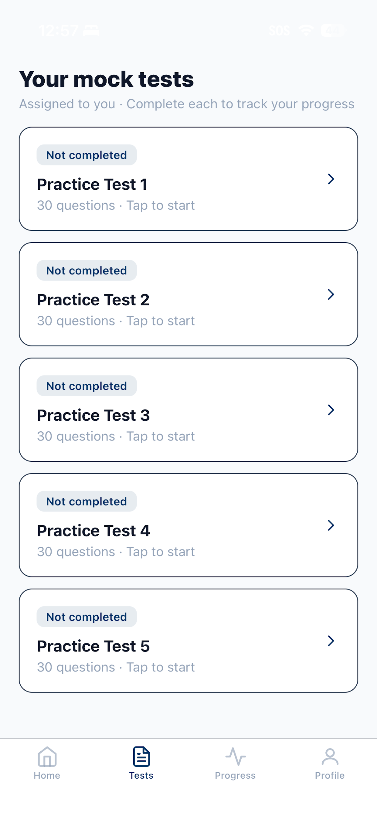 Oklahoma DPS Permit Test 2026 screenshot 5