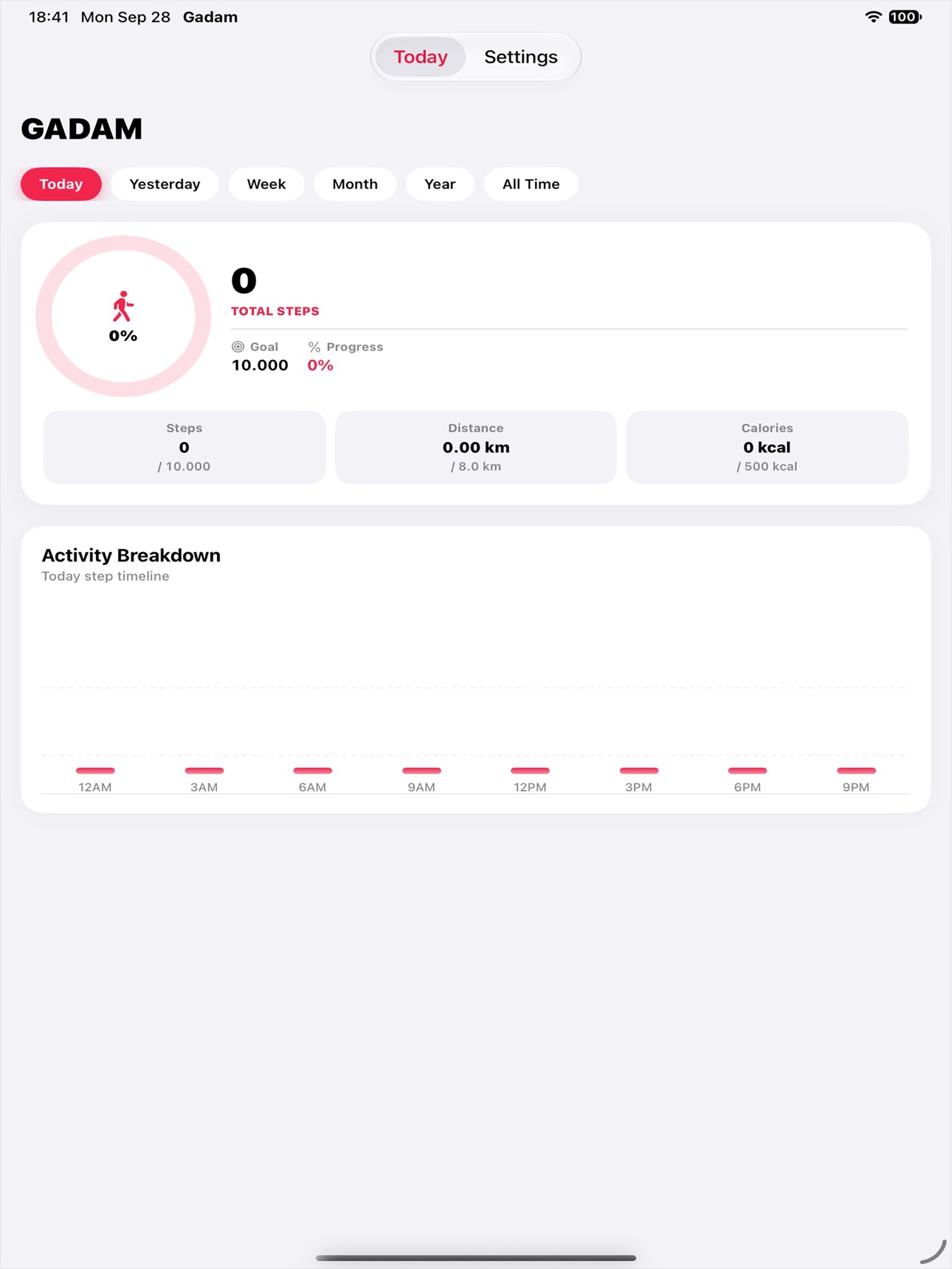 Screenshot 5 of Gadam: Step Counter & Tracker