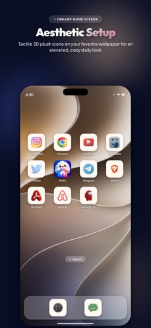 Fluffy: Cute 3D App Icons Pack Screenshot 2