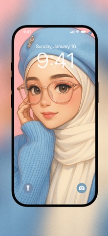 Hijab Girl Wallpapers HD screenshot