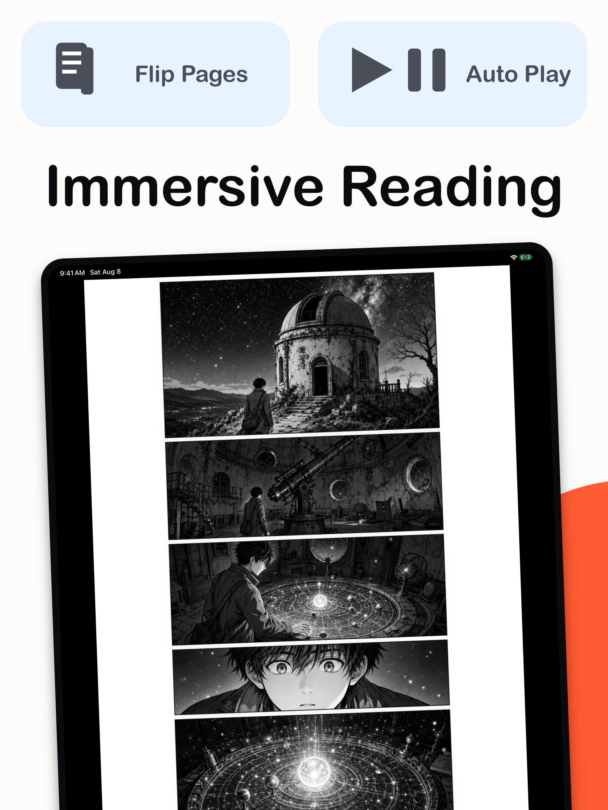 CBZ, CBR Comic Reader: Uncover screenshot 9