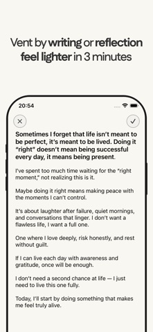 Echo・journal & mental health iPhone screenshot