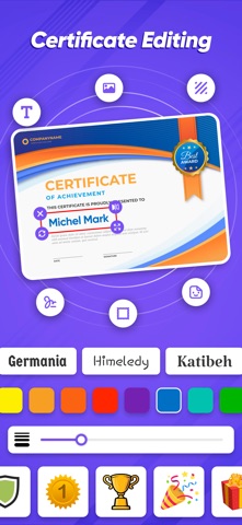 Certificate Maker :e-Sign Card Screenshot 5 of 8