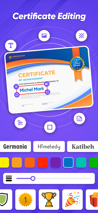Certificate Maker :e-Sign Card Screenshot 5 of 8