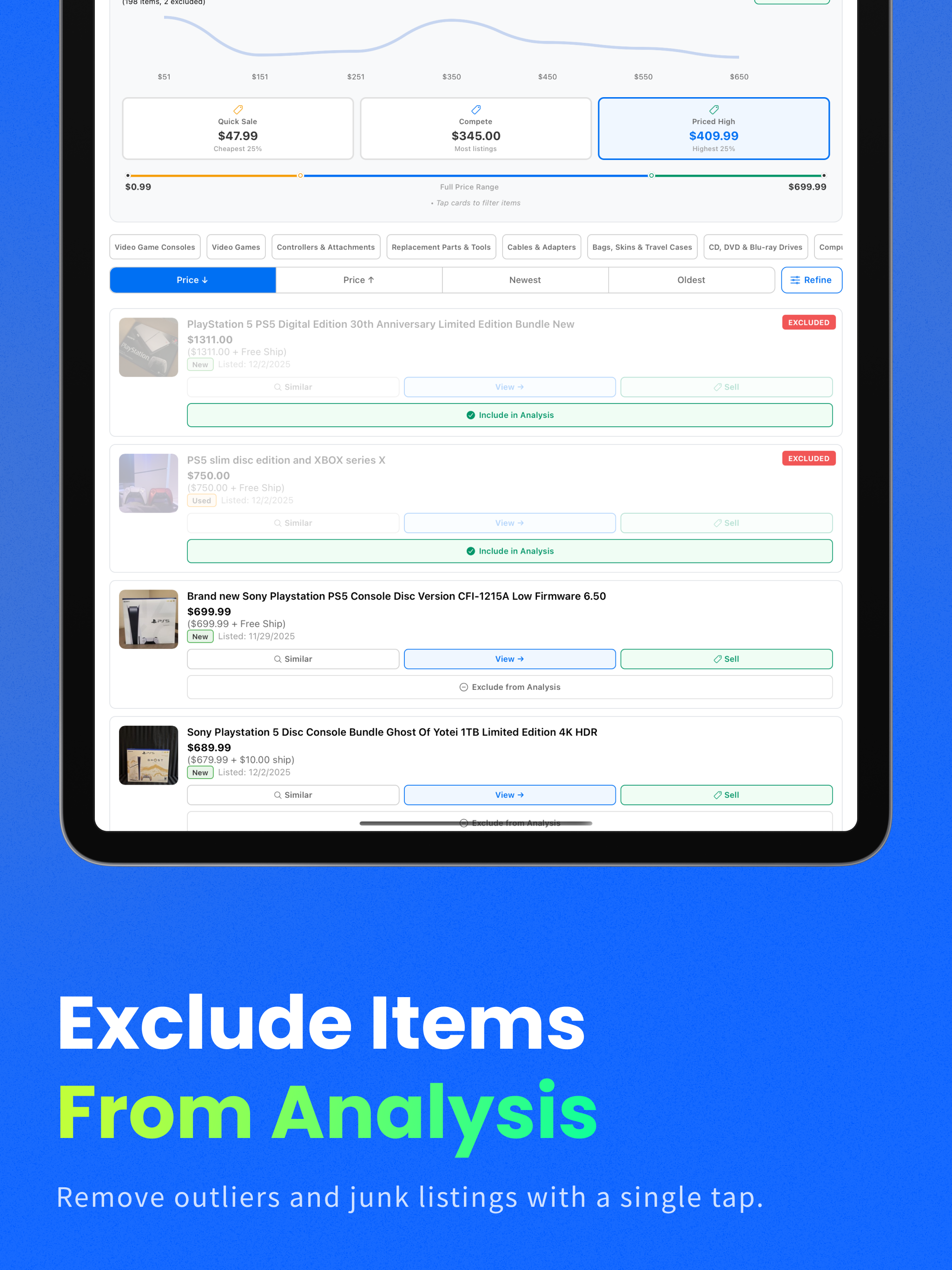 Pricing Tool for eBay Sellers