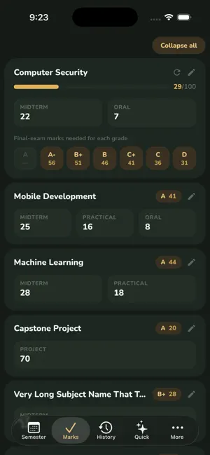 GPA Manager screenshot 3