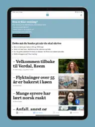 Klar Tale Nyhetsapp ipad bilder 2
