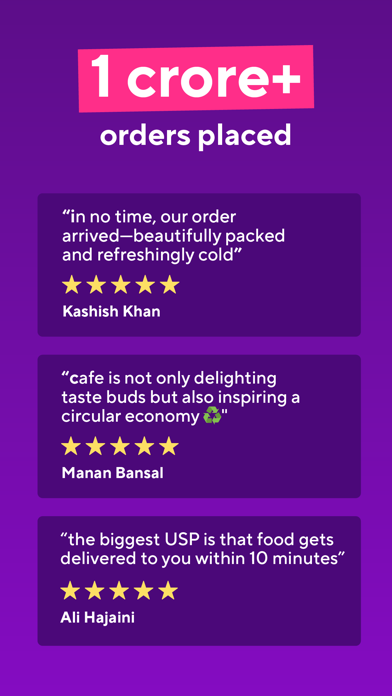 Zepto Cafe: Fresh Food in mins screenshot