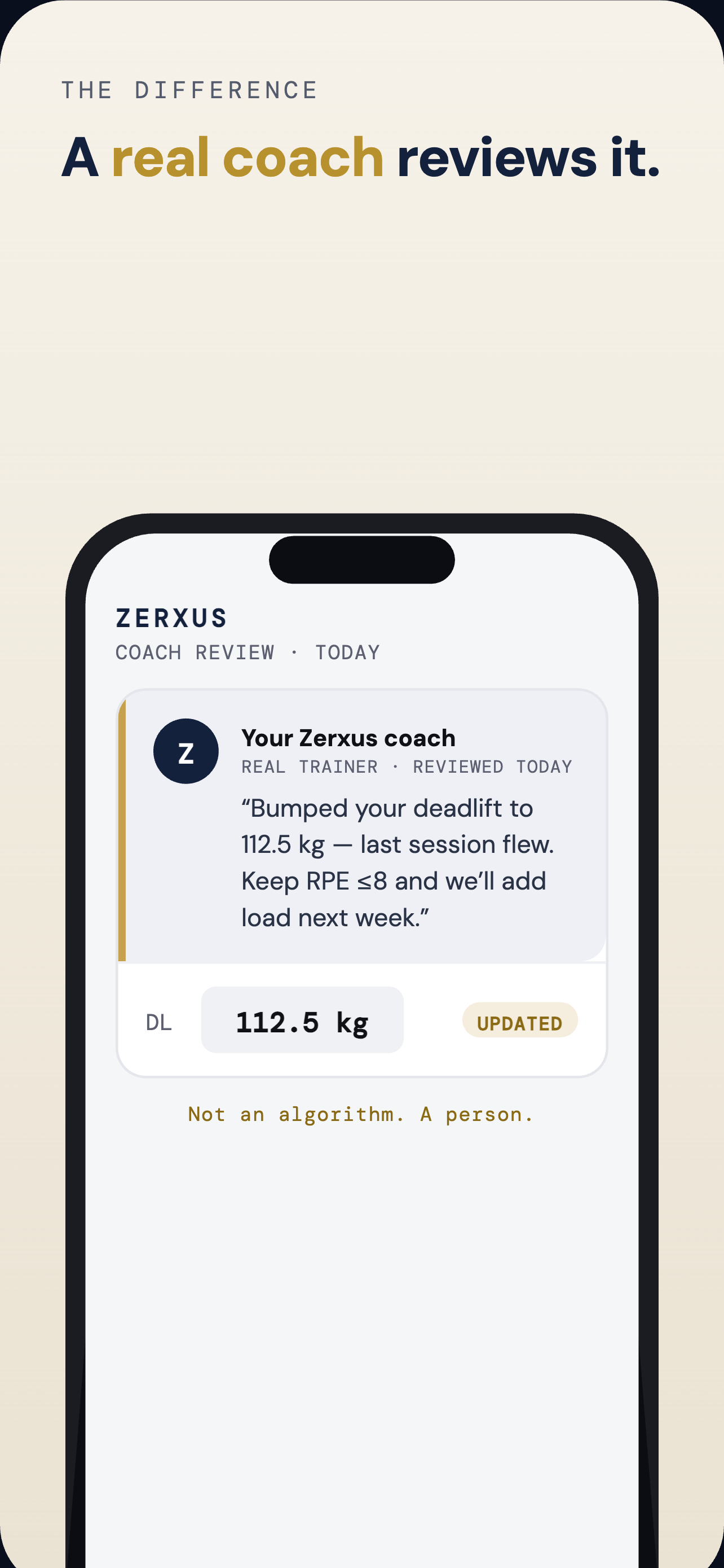 Zerxus: AI Strength Coach