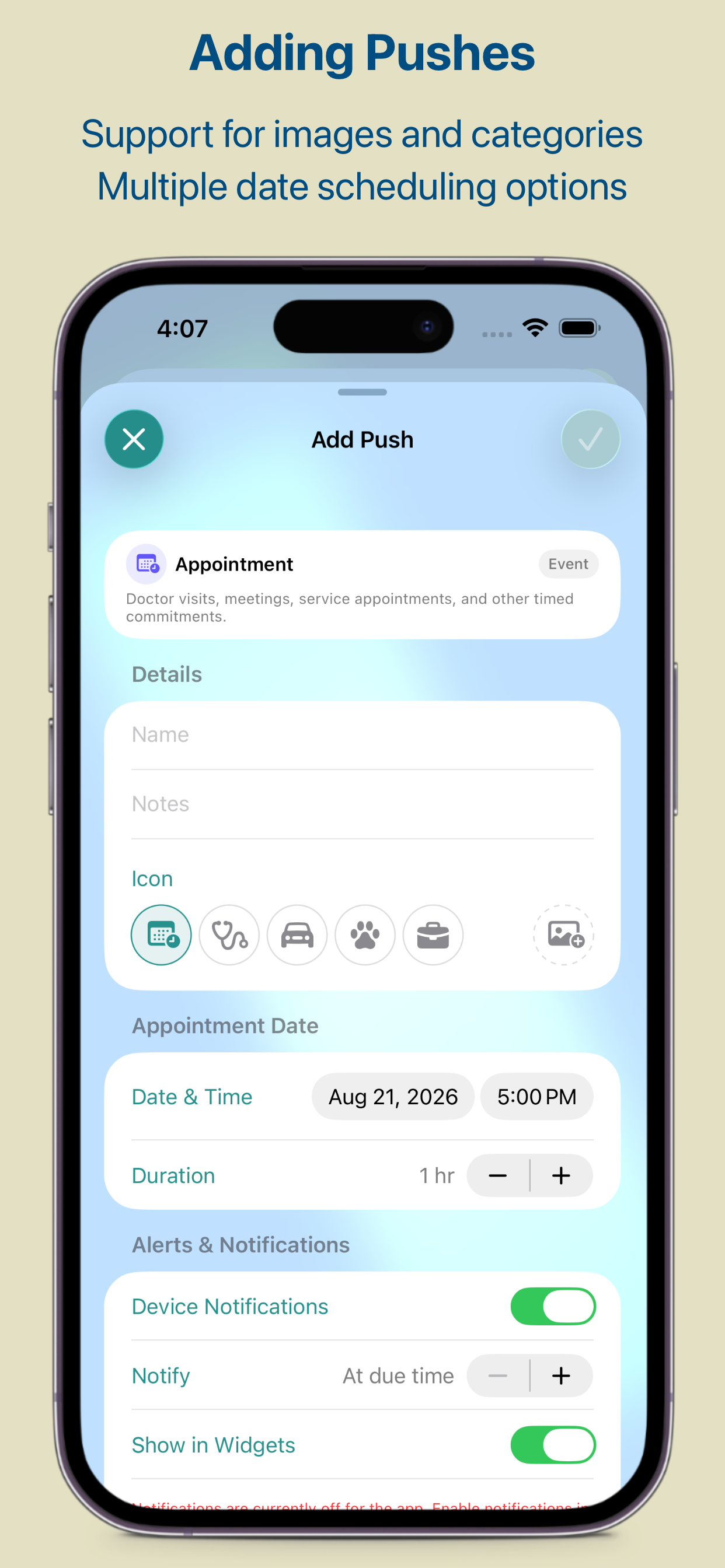 Reminders - A Little Push screenshot 8
