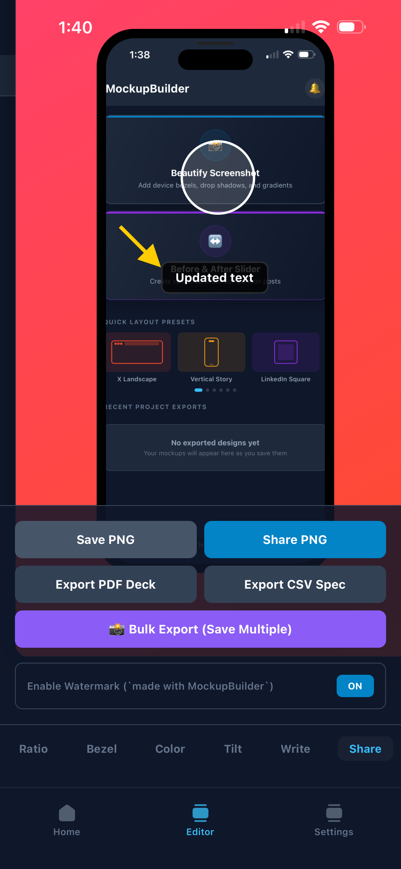 MockupBuilder: Screen Wrapper screenshot 2