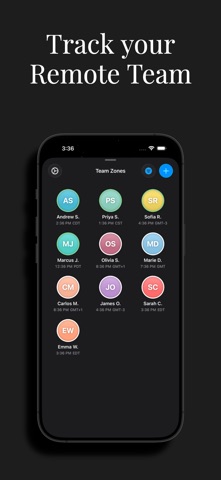 Team Zones Timezone Tracker Screenshot 3 of 3