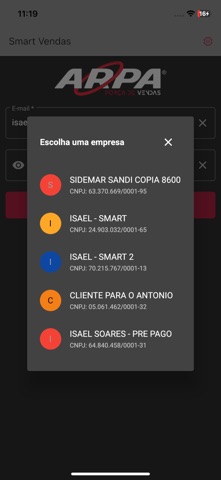Arpa Força de Vendas v2 screenshot