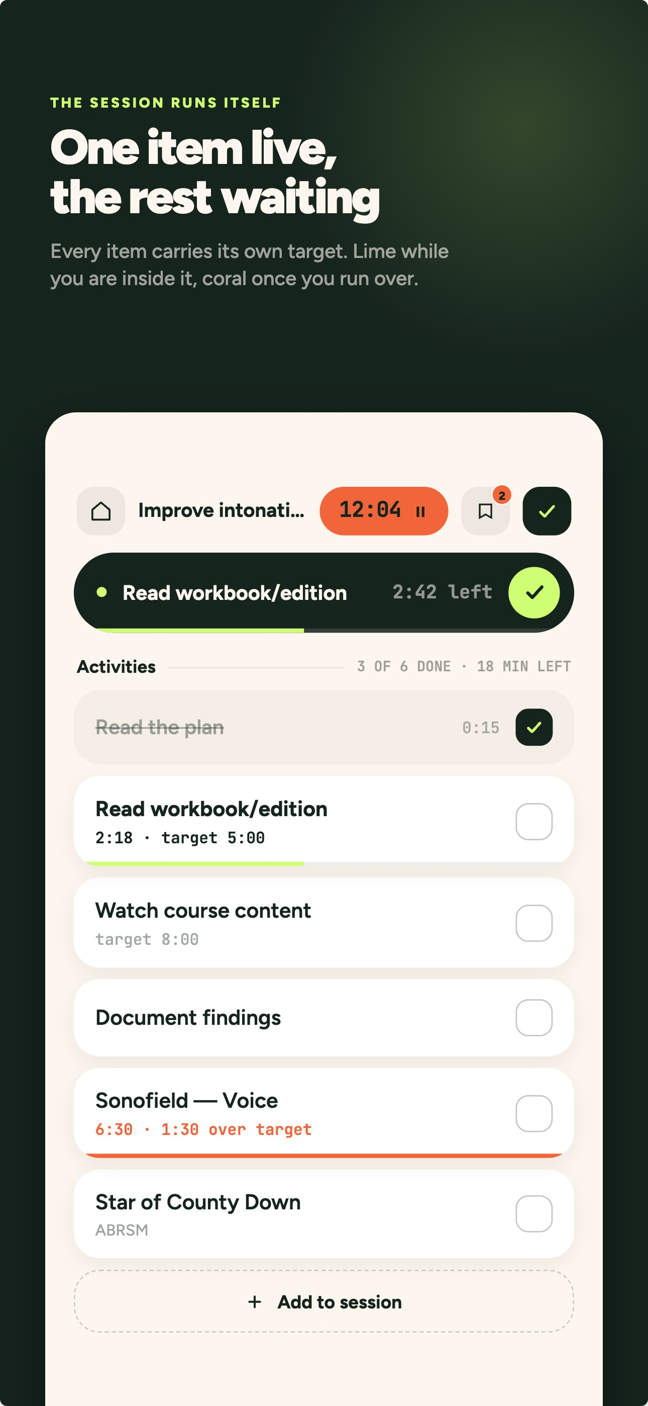 Legato: Music Practice Journal screenshot 3