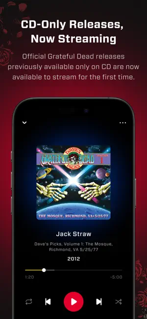 Play Dead: Grateful Dead App screenshot 4