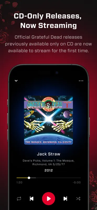 Play Dead: Grateful Dead App screenshot 4 of 5
