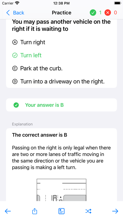 Florida Driver Test - DMVCool Screenshot