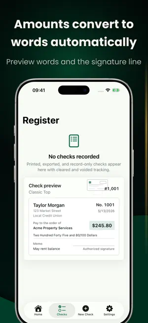 Check Writer - CheckIt screenshot 2