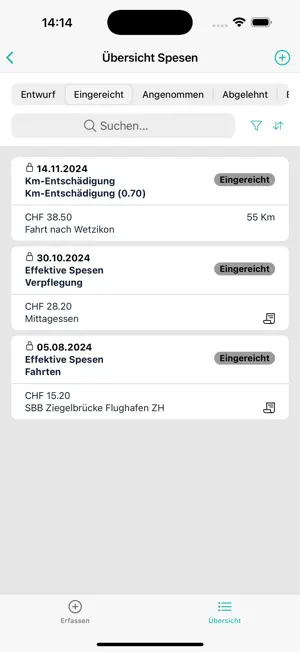 Proffix Expenses screenshot 2