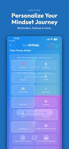 Mind Glow: Daily Affirmations screenshot