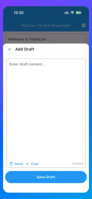 FloatCue - Teleprompter screenshot 3