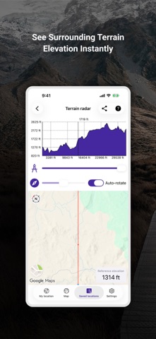 My Altitude and Elevation GPS screenshot
