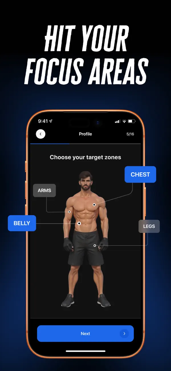 Screenshot #3 pour Fitness & Home Workout - FitX