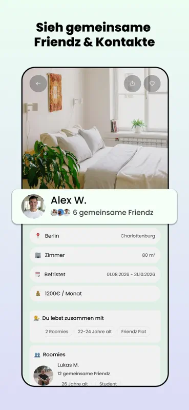 flatsforfriendz - WG & Wohnung screenshot 2 of 7