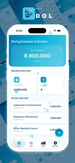 DOL - Dive Ocean Log iPhone screenshot 1