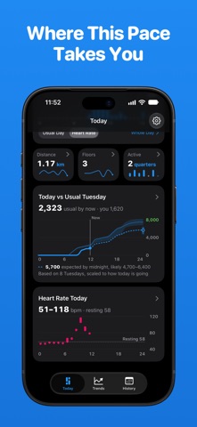 Steps for Watch iPhone screenshot
