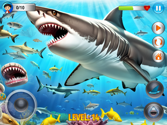 Screenshot #6 pour fâché requin simulateur Jeu 3d