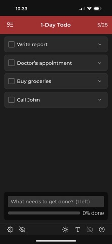 1-Day Todo Screenshot 2 of 5