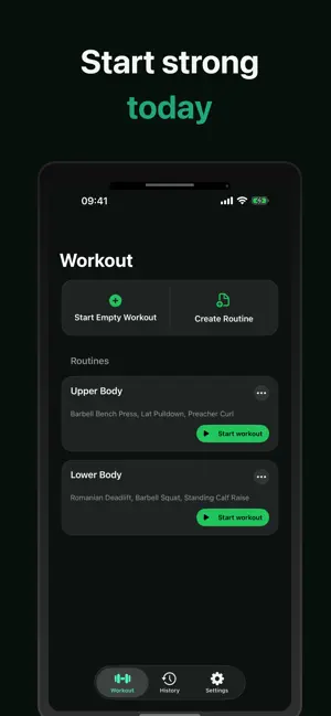 LiftBook - Workout Log screenshot 1